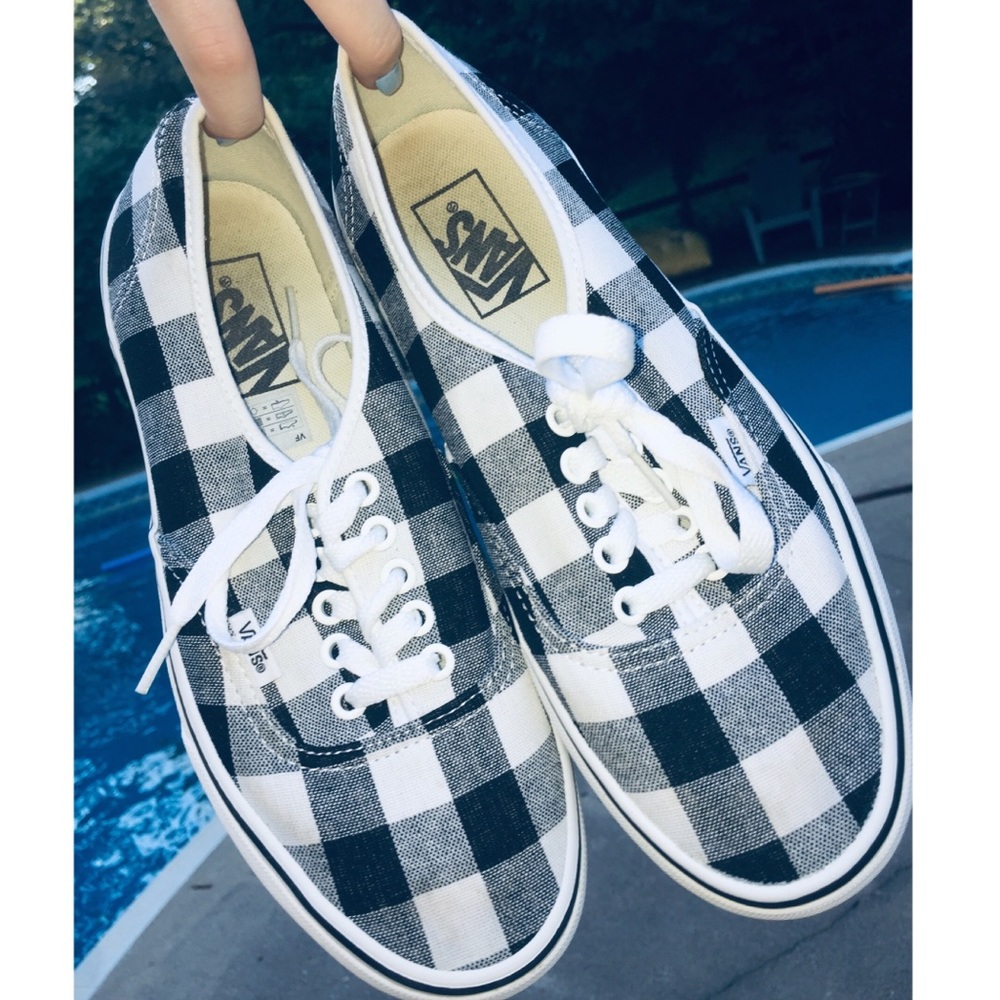 Vans Plaid Chex Skate Shoe 8.5 Women’s